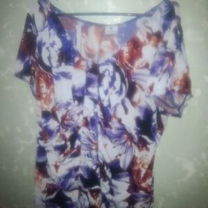 J. Garcia Multicolor Floral Blouse
